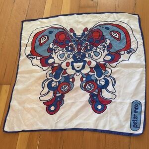 Peter Max Butterfly Design Scarf
